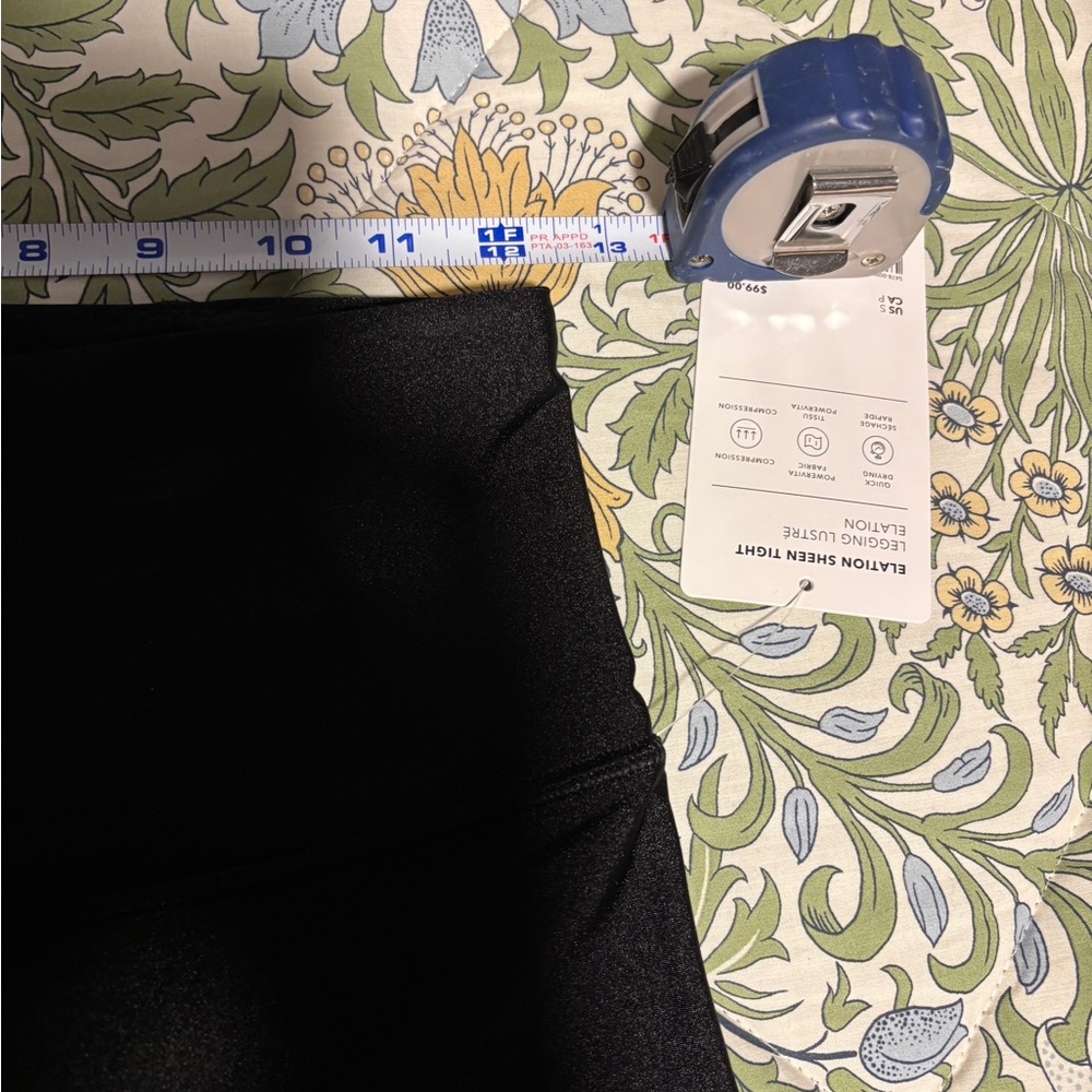 Athleta Elation Sheen Tight Black Leggings S - Picture 7 of 8